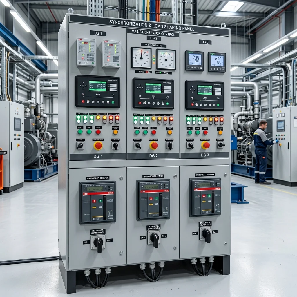 DG Synchronization Panel - Load Sharing Generator Controller